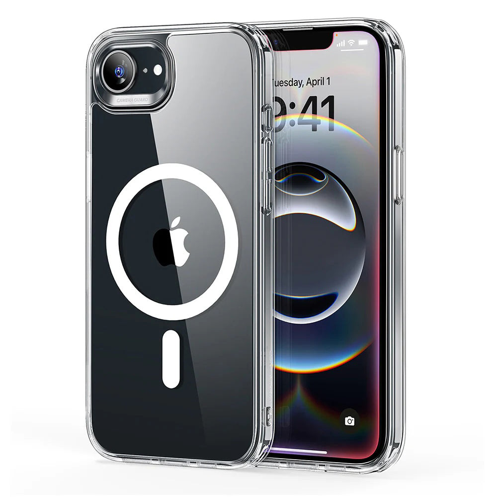 Coque MagSafe pour Apple iPhone 17e / 16e, ESR, Classic Hybrid, Transparente