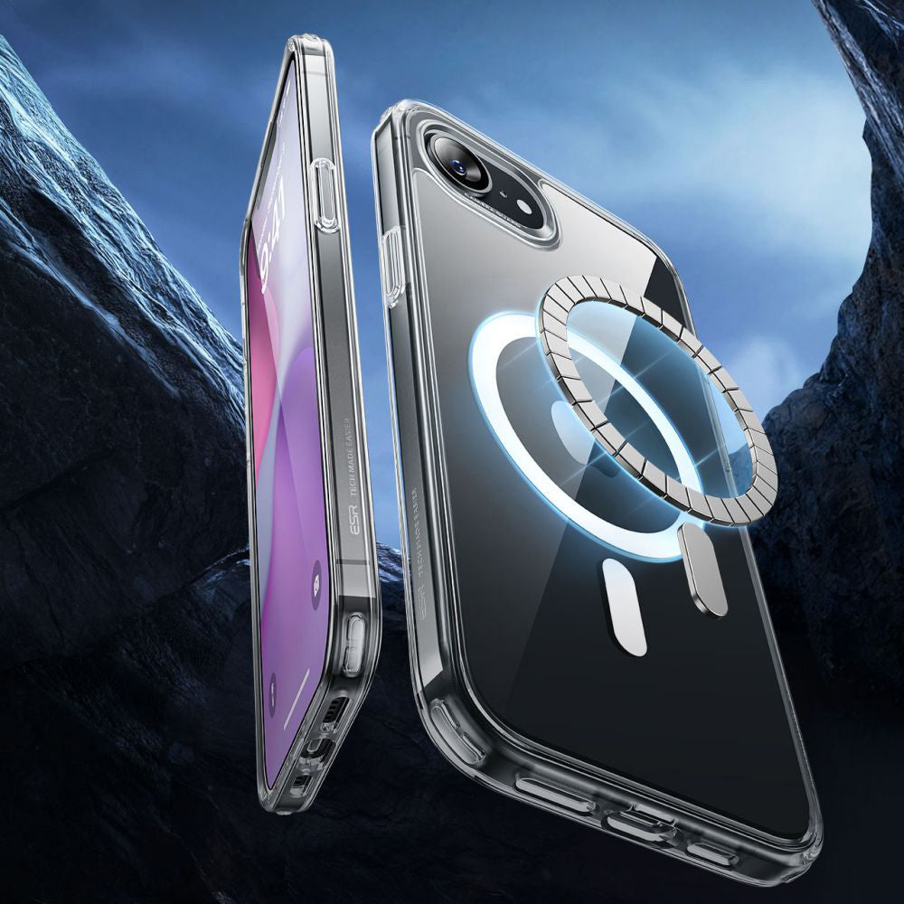 Coque MagSafe pour Apple iPhone 17e / 16e, ESR, Classic Hybrid, Transparente