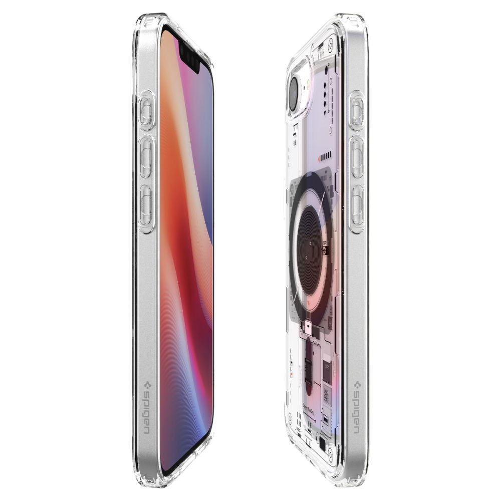 Coque MagSafe pour Apple iPhone 17e / 16e, Spigen, Ultra Hybrid Neo One, Transparente