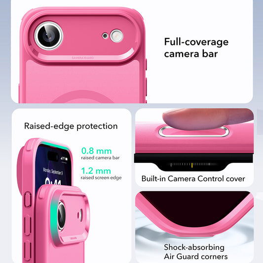 Coque MagSafe pour Apple iPhone 17 Air, ESR, Classic Hybrid, Rose Satiné