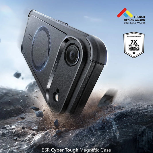 Coque MagSafe pour Apple iPhone 17 Air, ESR, Cyber, Noire