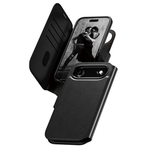 Étui MagSafe pour Apple iPhone 17 Air, PanzerGlass, Fonction Care Tango Two-in-One, Noir