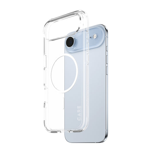 Coque MagSafe pour Apple iPhone 17 Air, PanzerGlass, Care Urban Explorer, Transparente Blanche