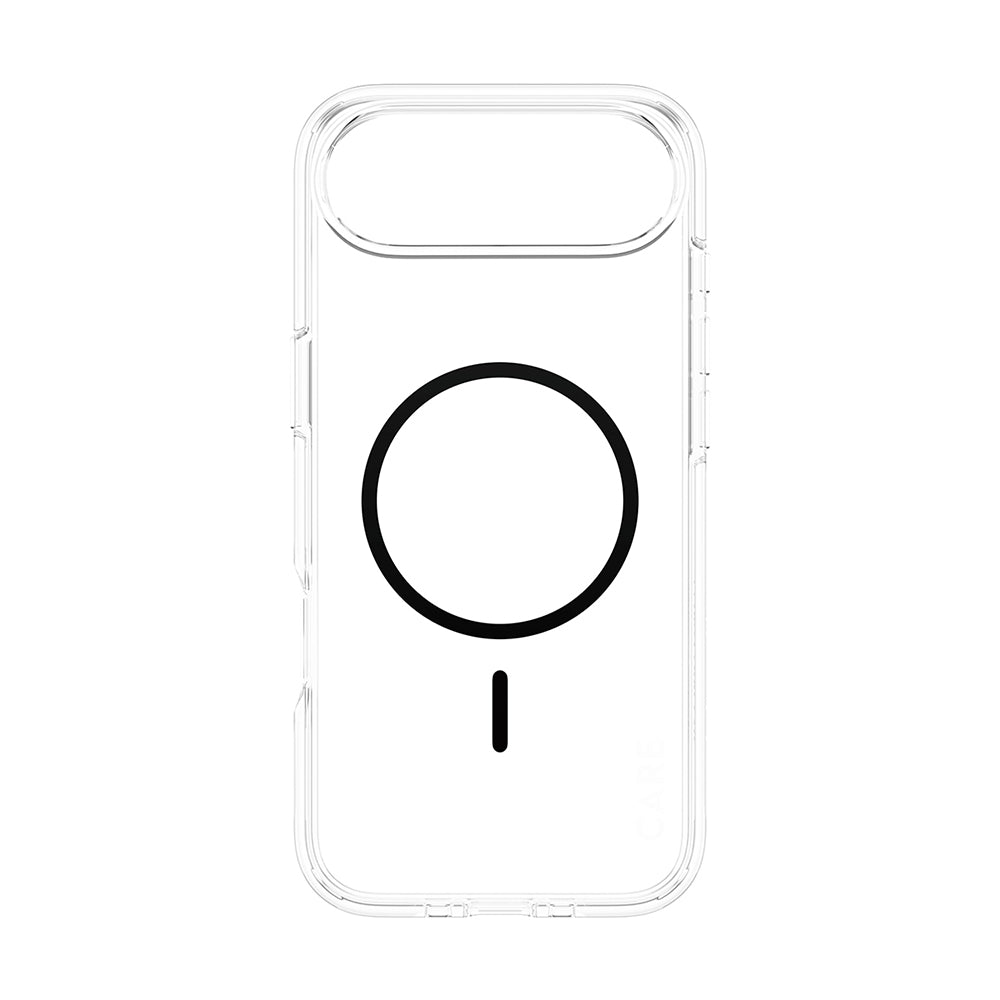 Coque MagSafe pour Apple iPhone 17 Air, PanzerGlass, Care Urban Explorer, Transparent Noir