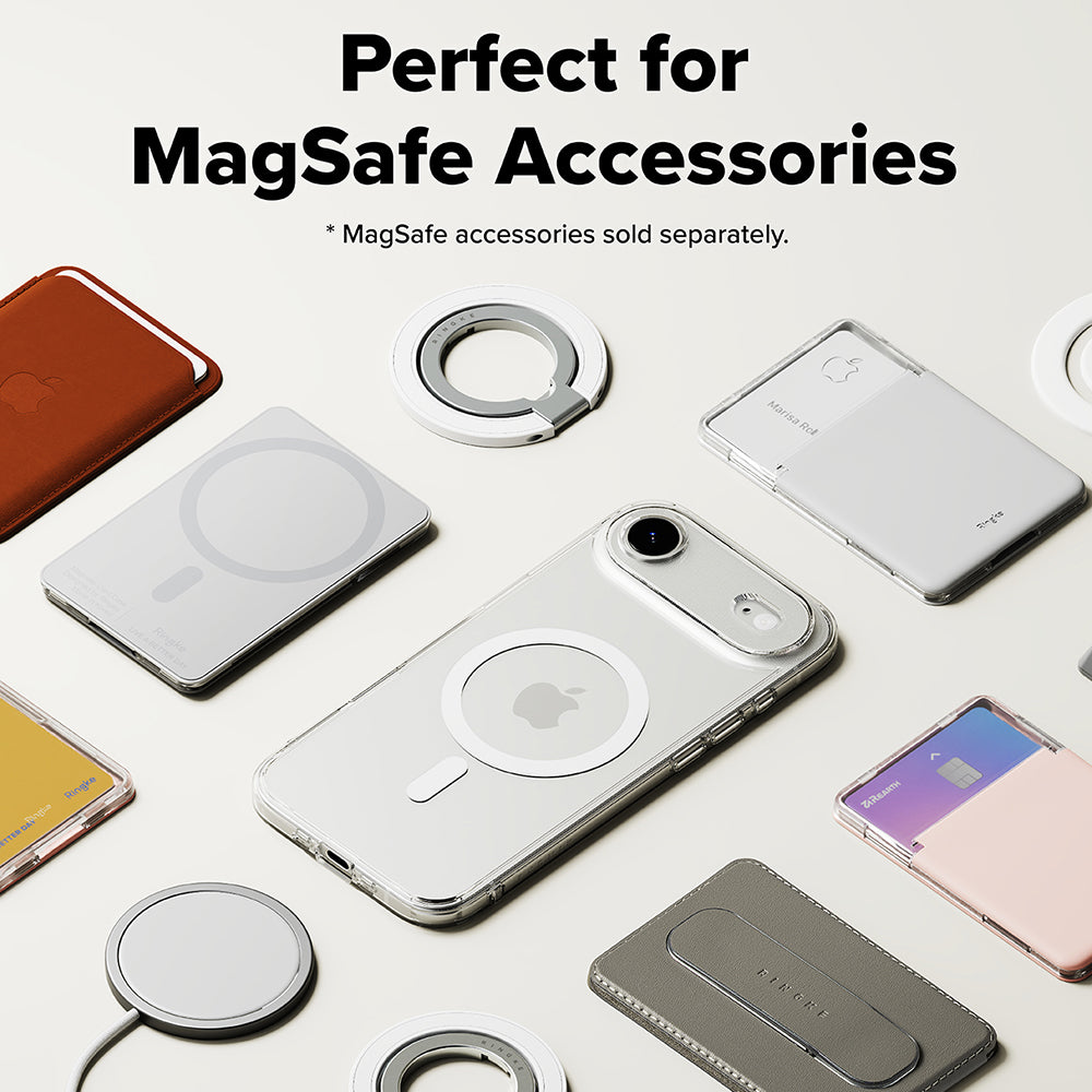 Coque MagSafe pour Apple iPhone 17 Air, Ringke, Fusion, Transparente