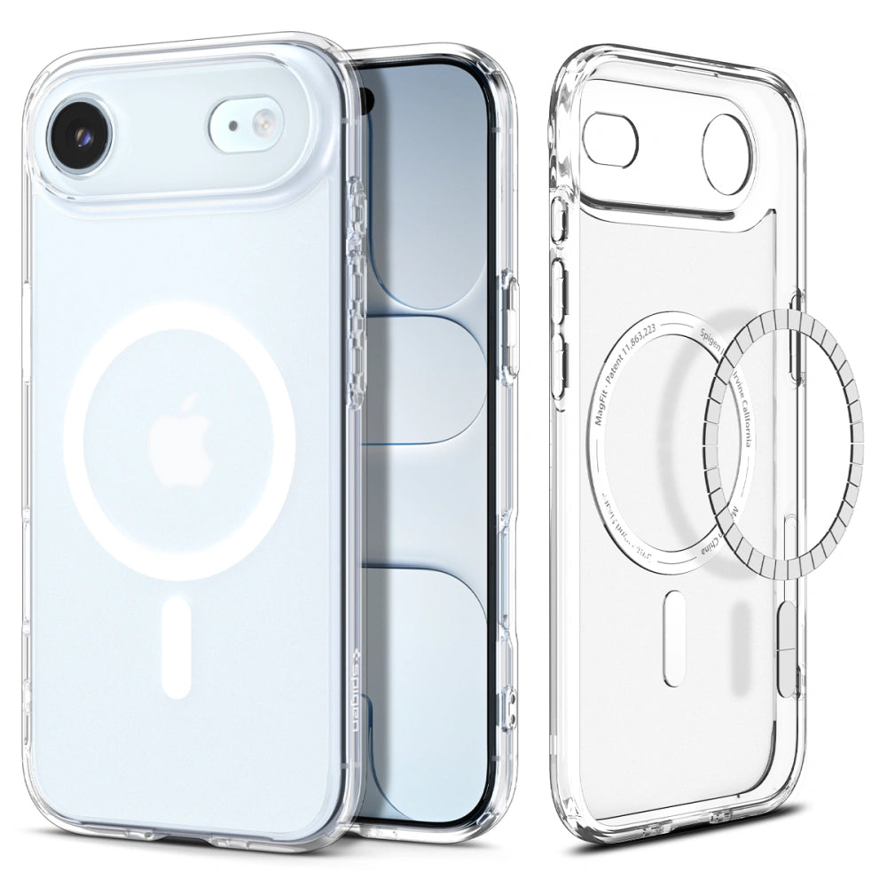 Coque MagSafe pour Apple iPhone 17 Air, Spigen, Ultra Hybrid, Blanc Satiné