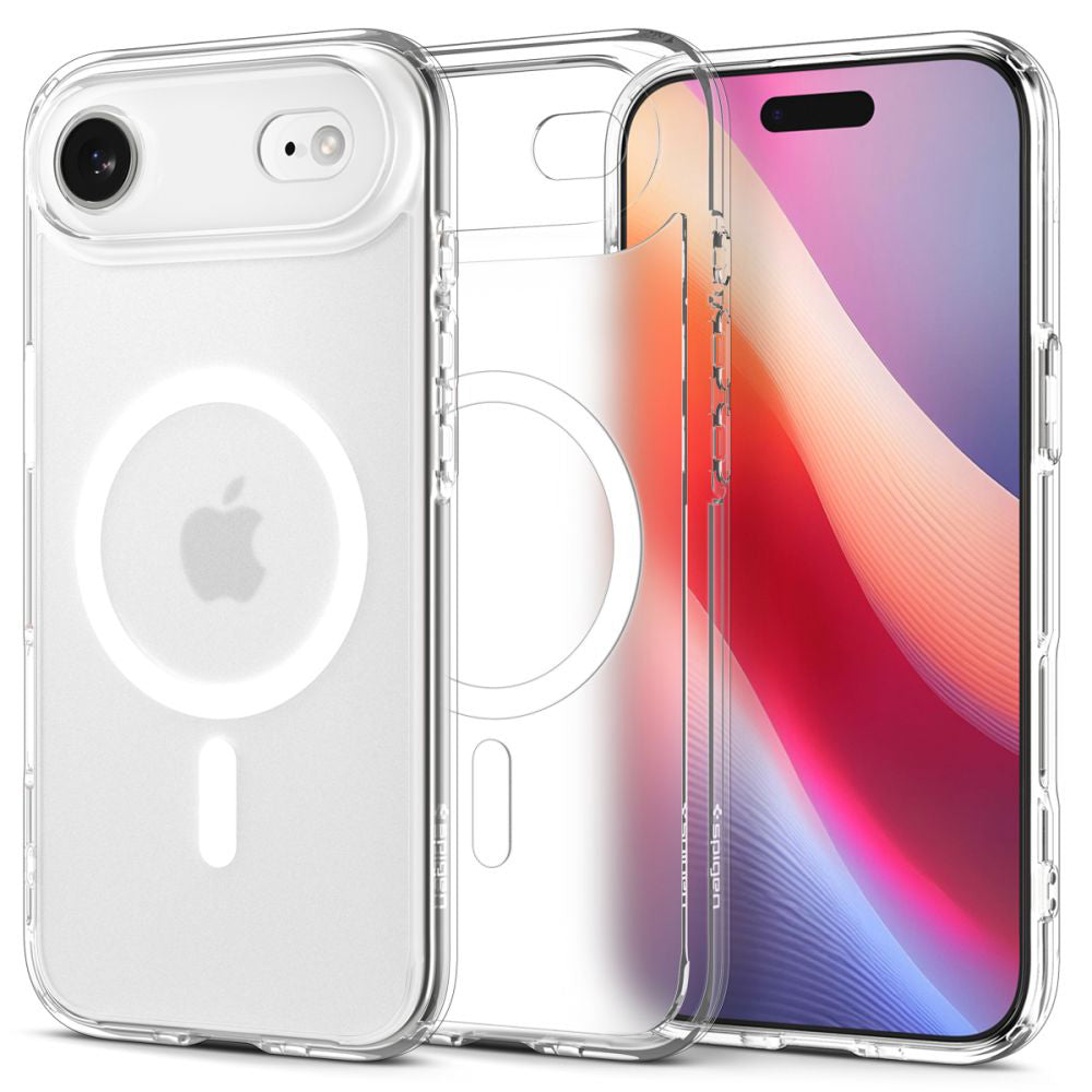 Coque MagSafe pour Apple iPhone 17 Air, Spigen, Ultra Hybrid, Blanc Satiné