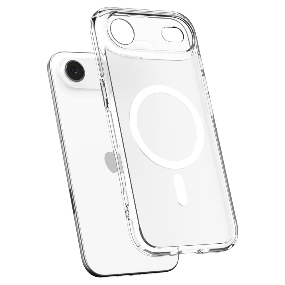 Coque MagSafe pour Apple iPhone 17 Air, Spigen, Ultra Hybrid, Blanc Satiné