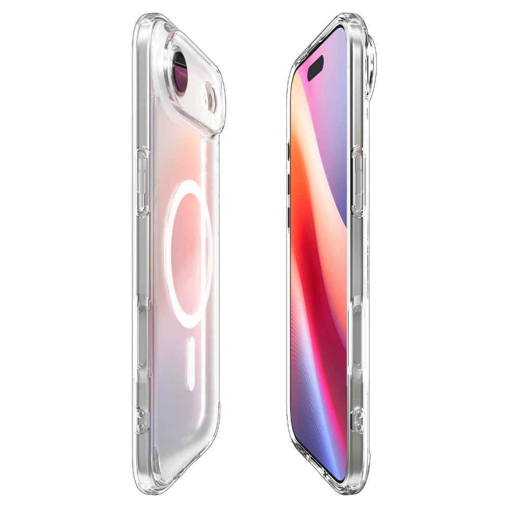 Coque MagSafe pour Apple iPhone 17 Air, Spigen, Ultra Hybrid, Blanc Satiné