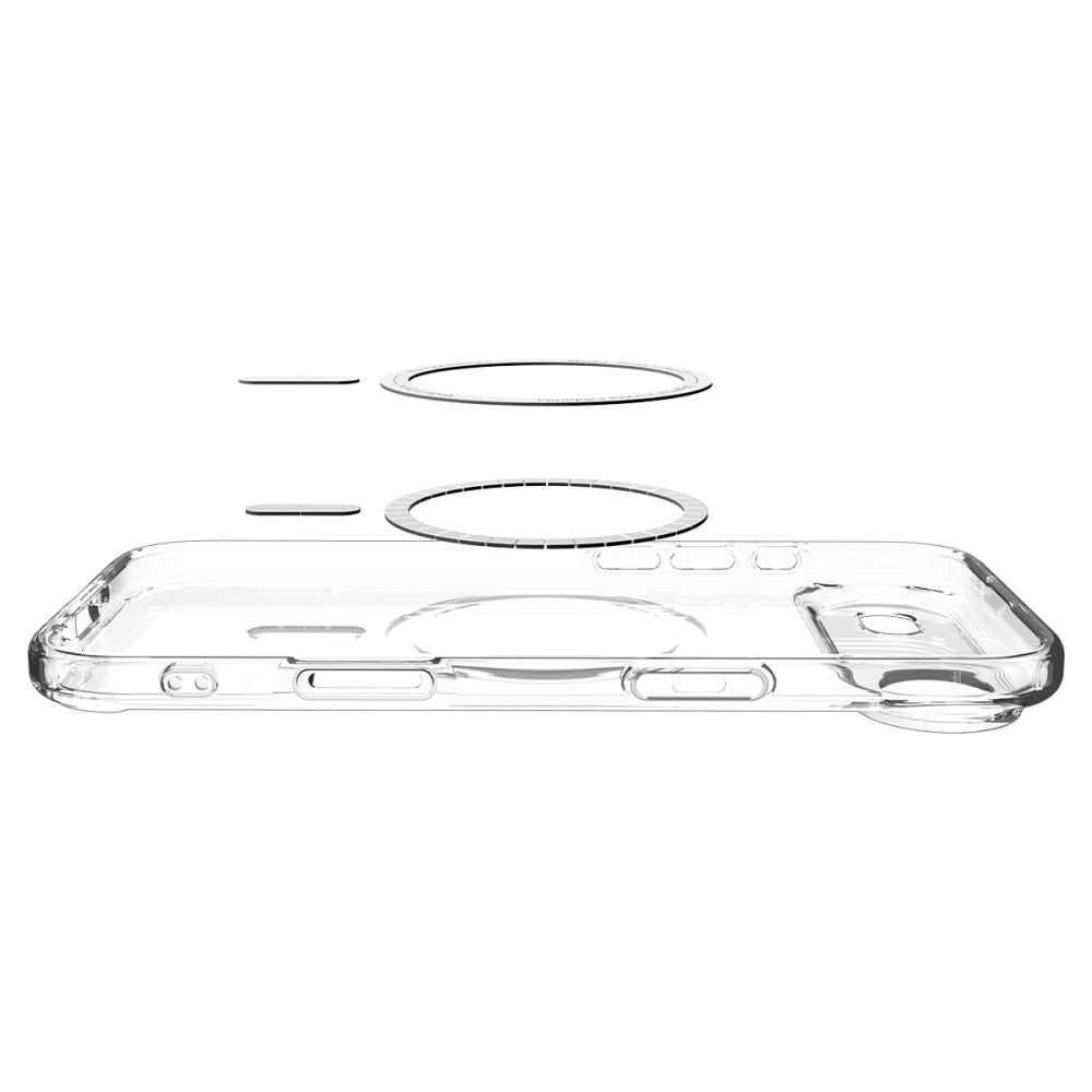 Coque MagSafe pour Apple iPhone 17 Air, Spigen, Ultra Hybrid, Blanc Satiné