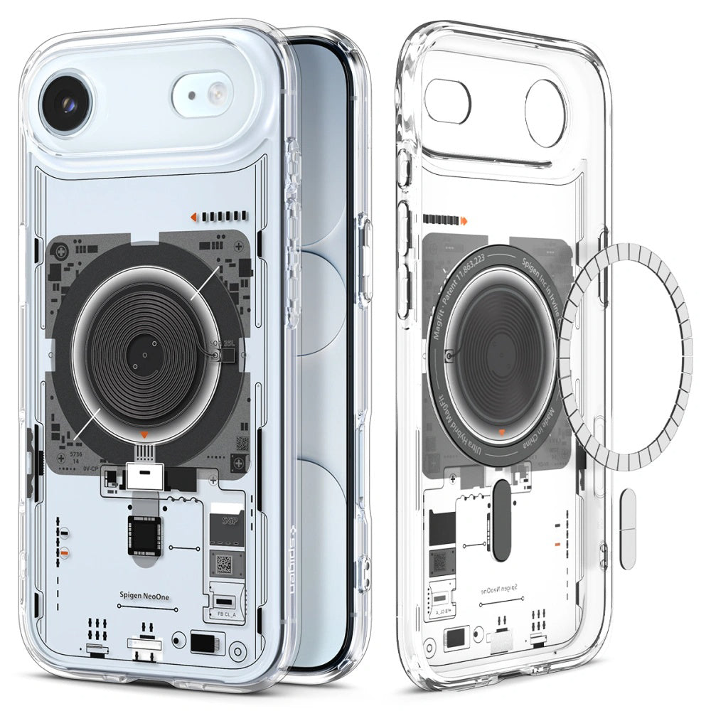 Coque MagSafe pour Apple iPhone 17 Air, Spigen, Ultra Hybrid Neo One, Transparente ACS10321