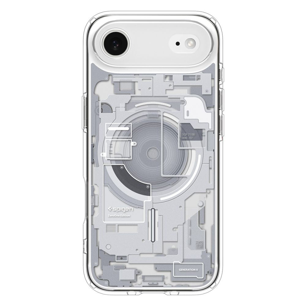 Coque MagSafe pour Apple iPhone 17 Air, Spigen, Ultra Hybrid Zero One, Blanche