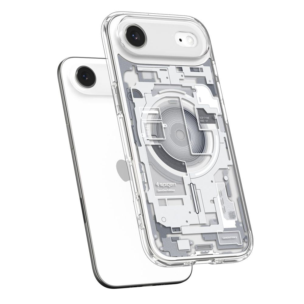 Coque MagSafe pour Apple iPhone 17 Air, Spigen, Ultra Hybrid Zero One, Blanche