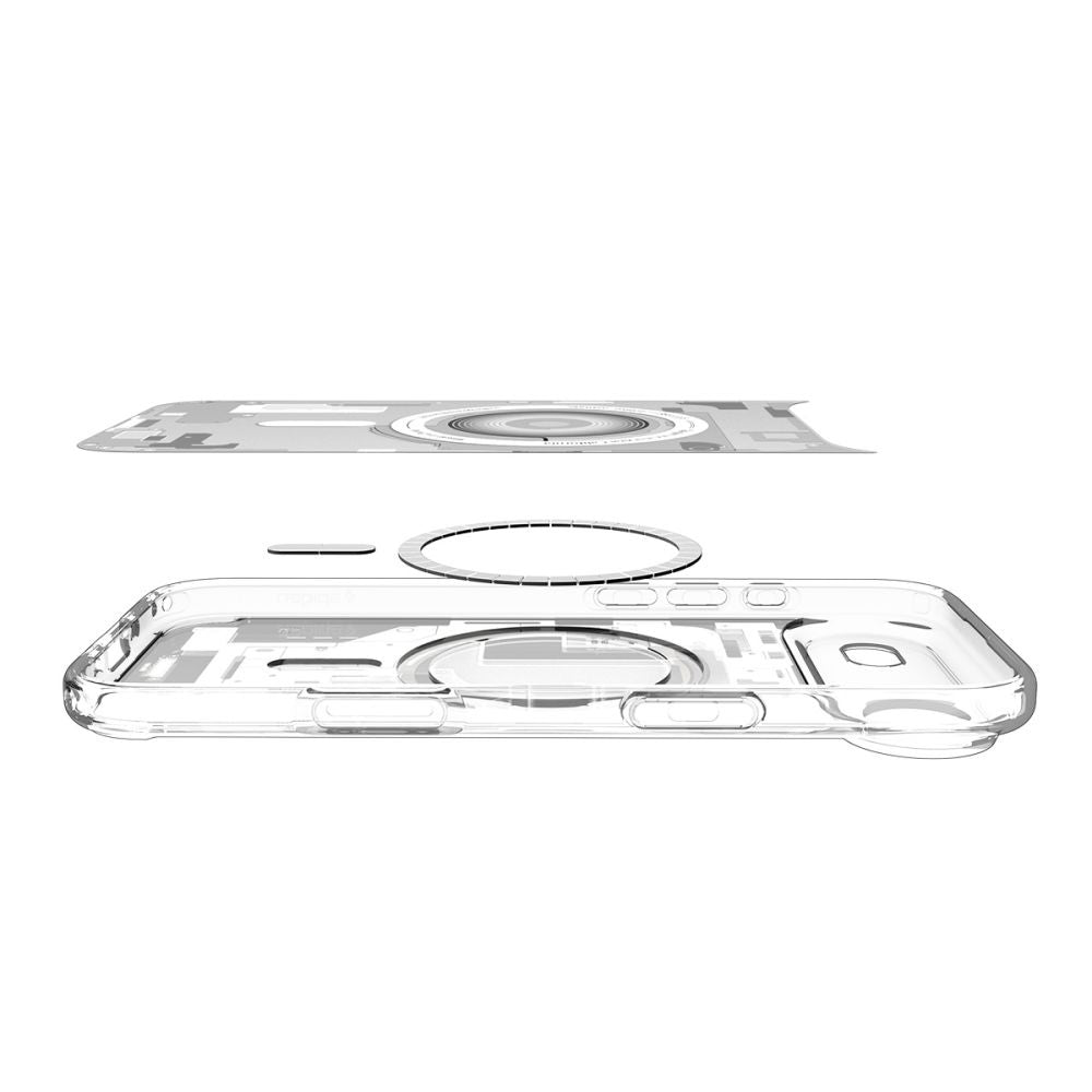 Coque MagSafe pour Apple iPhone 17 Air, Spigen, Ultra Hybrid Zero One, Blanche
