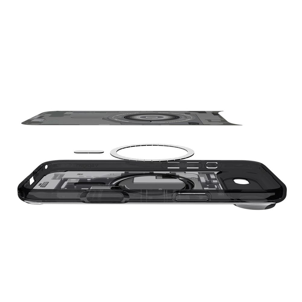Étui MagSafe pour Apple iPhone 17 Air, Spigen, Ultra Hybrid Zero One, Noir ACS10320