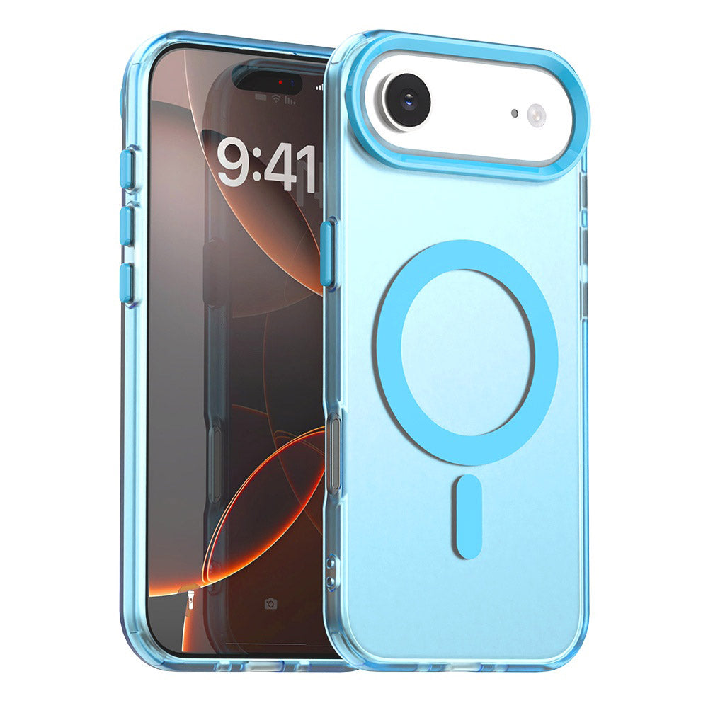 Housse MagSafe pour Apple iPhone 17 Air, Techsuit, CandyCase, Bleue