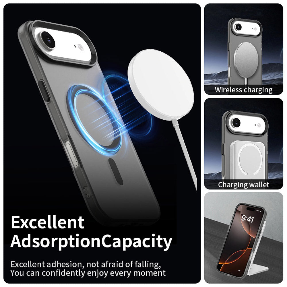 Coque MagSafe pour Apple iPhone 17 Air, Techsuit, CandyCase, Noire