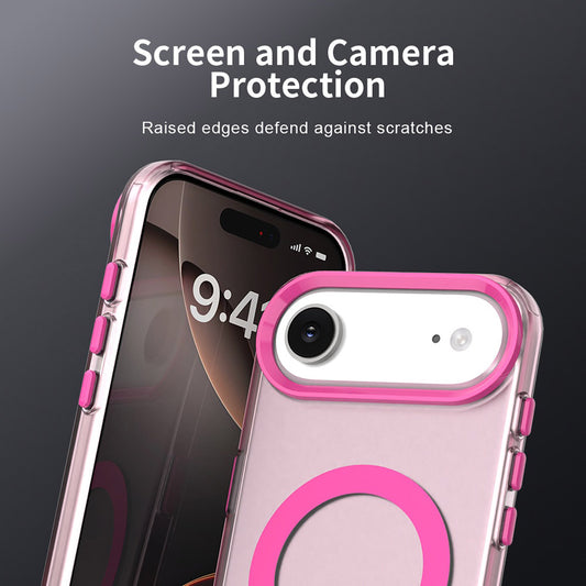 Coque MagSafe pour Apple iPhone 17 Air, Techsuit, CandyCase, Rose