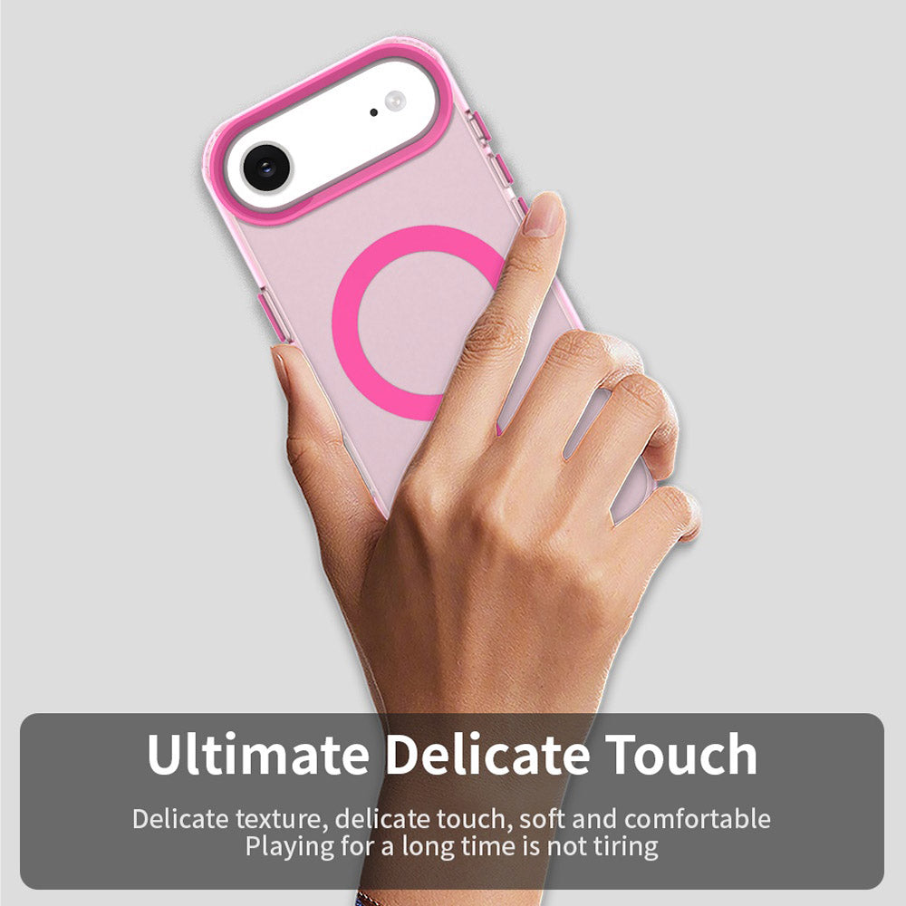 Coque MagSafe pour Apple iPhone 17 Air, Techsuit, CandyCase, Rose