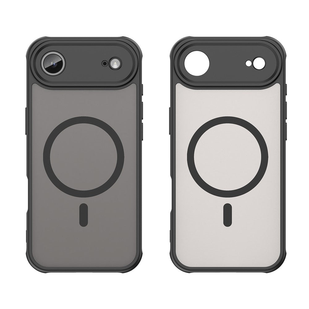 Coque MagSafe pour Apple iPhone 17 Air, Techsuit, HaloFrost II, Noire