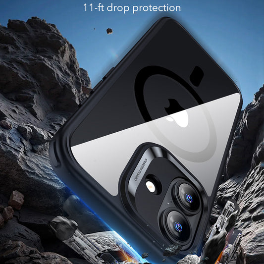 Coque MagSafe pour Apple iPhone 17, ESR, Classic Hybrid, Noire Transparente