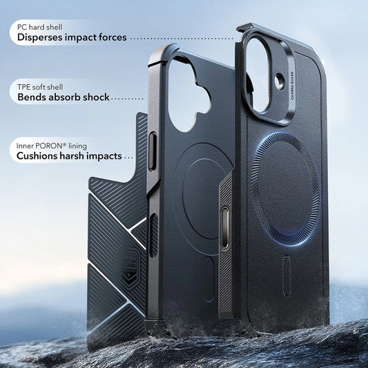Coque MagSafe pour Apple iPhone 17, ESR, Cyber, Noire
