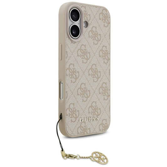 Housse MagSafe pour Apple iPhone 17, Guess, 4G Charm Cradle, Rose