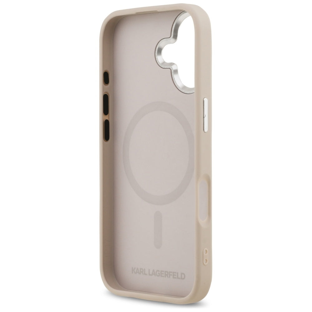 MagSafe Case for Apple iPhone 17, Karl Lagerfeld, Choupette Pin, Pink
