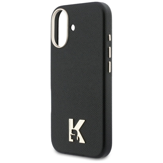 Étui MagSafe pour Apple iPhone 17, Karl Lagerfeld, Logo Karl Head, Noir