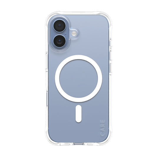 Housse MagSafe pour Apple iPhone 17, PanzerGlass, Care Fashionable, Transparente Blanche