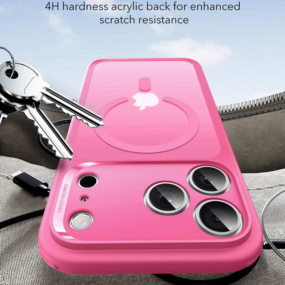 Étui MagSafe pour Apple iPhone 17 Pro, ESR, Classic Hybrid, Rose Satiné