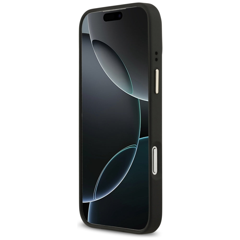 Coque MagSafe pour Apple iPhone 17 Pro Max, Guess, 4G Classic, Noire