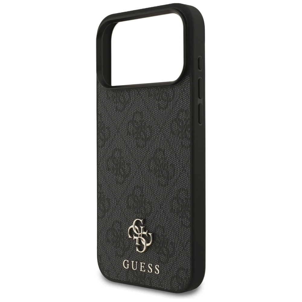 MagSafe Case for Apple iPhone 17 Pro Max, Guess, 4G Small and Classic Logo, Black