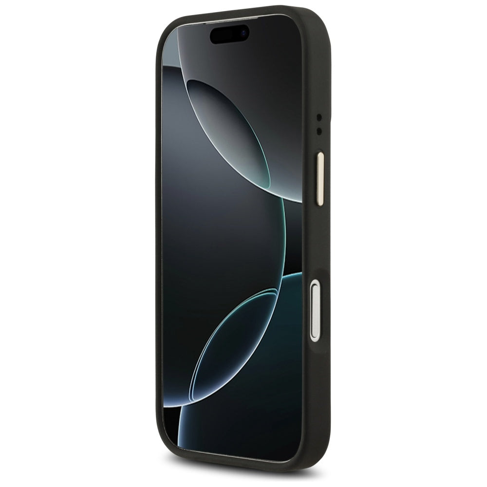 Coque MagSafe pour Apple iPhone 17 Pro Max, Guess, 4G Stripe, Noire