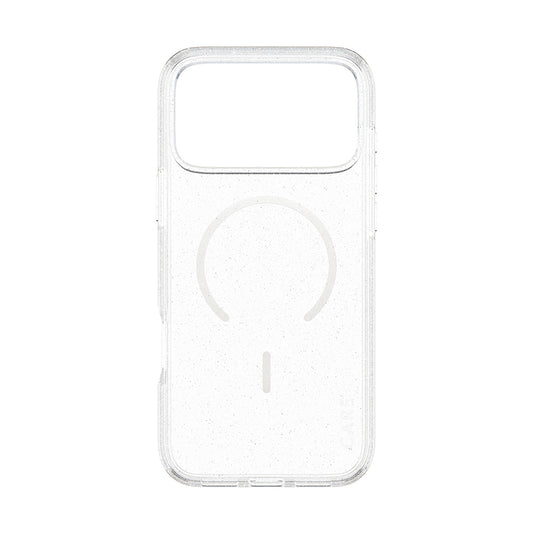 Coque MagSafe pour Apple iPhone 17 Pro Max, PanzerGlass, Care Urban Explorer Star Lit, Transparente Blanche