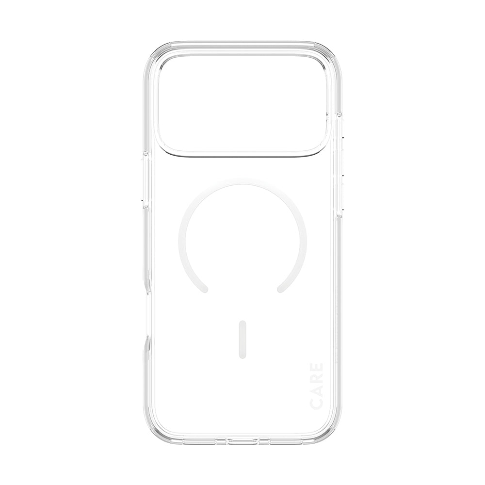 Coque MagSafe pour Apple iPhone 17 Pro Max, PanzerGlass, Care Urban Explorer, Transparente Blanche
