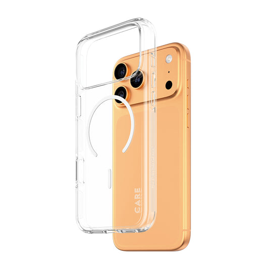 Coque MagSafe pour Apple iPhone 17 Pro Max, PanzerGlass, Care Urban Explorer, Transparente Blanche