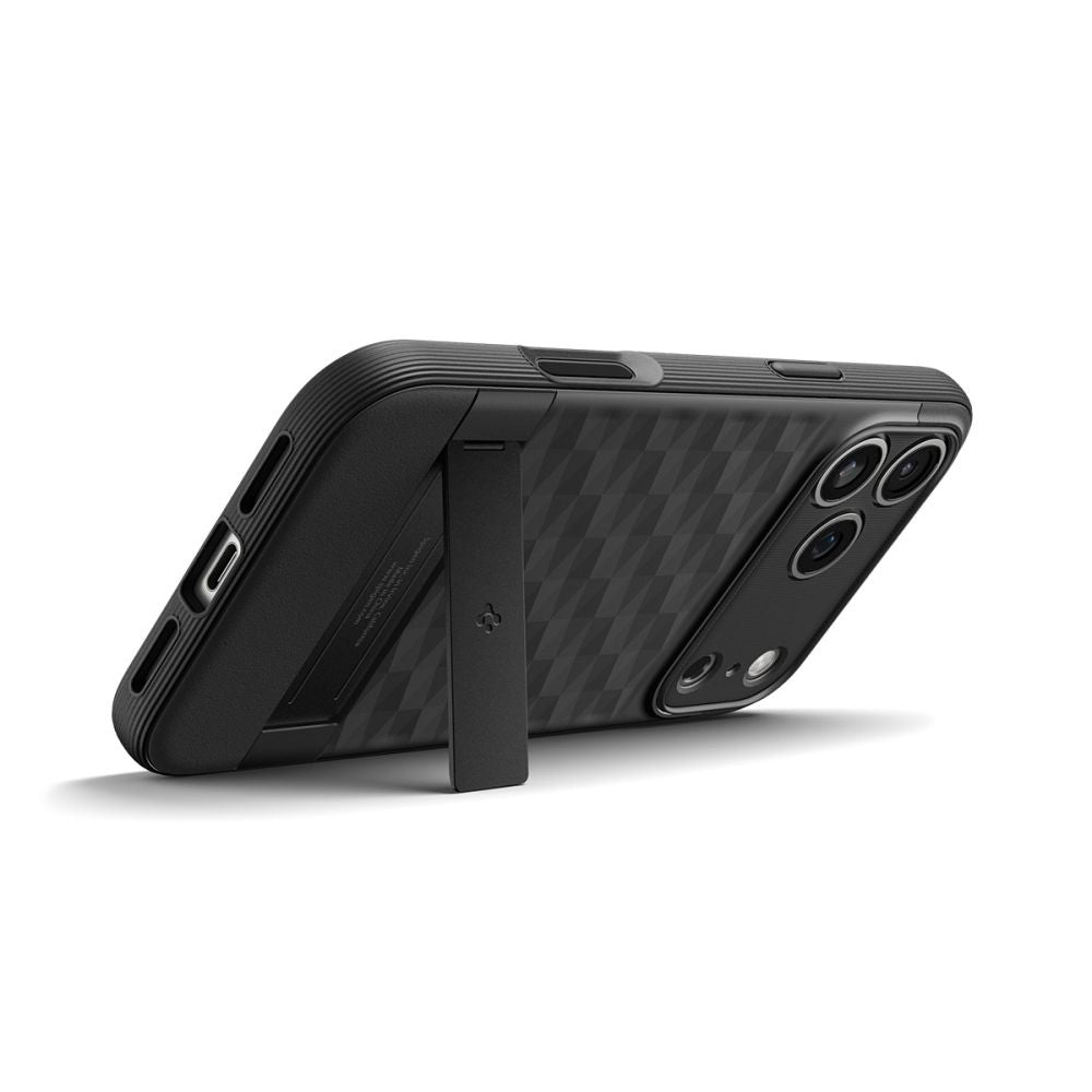 Coque MagSafe pour Apple iPhone 17 Pro Max, Spigen, Caseology Parallax S, Noir Mat