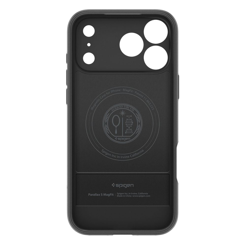 Coque MagSafe pour Apple iPhone 17 Pro Max, Spigen, Caseology Parallax S, Noir Mat