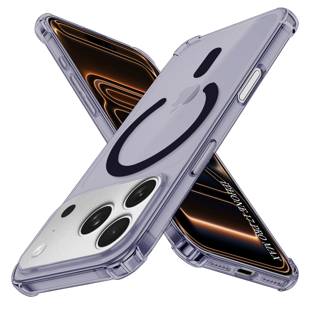 MagSafe Case for Apple iPhone 17 Pro Max, Techsuit, Shockproof, Smoky