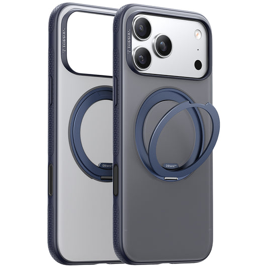 Coque MagSafe pour Apple iPhone 17 Pro Max, Torras, Ostand R Fitness, Bleue