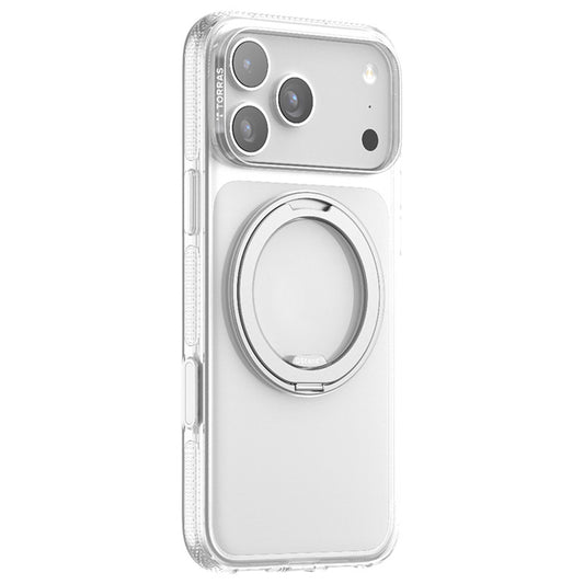 Coque MagSafe pour Apple iPhone 17 Pro Max, Torras, Ostand R Fitness, Transparente