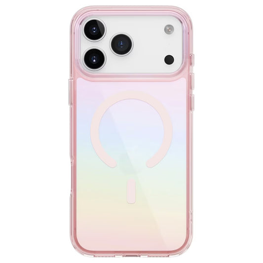 Étui MagSafe pour Apple iPhone 17 Pro Max, UNIQ, Iridescia MagClick, Bleu Pastel