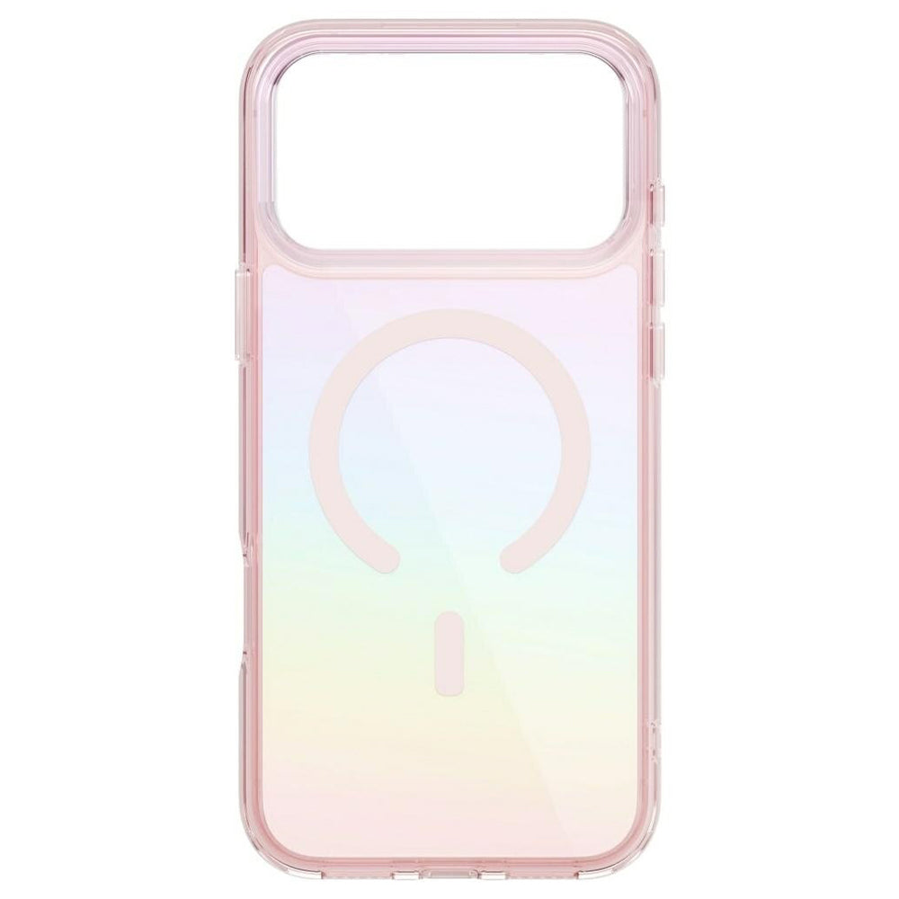 Étui MagSafe pour Apple iPhone 17 Pro Max, UNIQ, Iridescia MagClick, Bleu Pastel