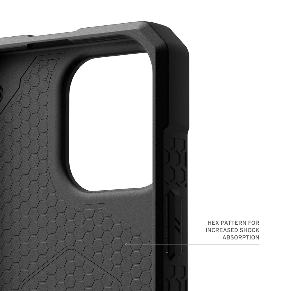 Coque MagSafe pour Apple iPhone 17 Pro Max, Urban Armor Gear, Monarch Pro Kevlar, Noire