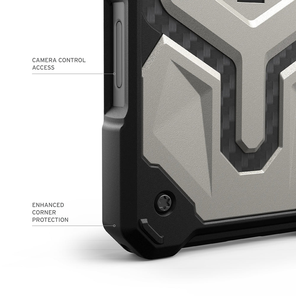 Coque MagSafe pour Apple iPhone 17 Pro Max, Urban Armor Gear, Monarch Pro Kevlar, Noire