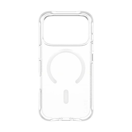 Coque MagSafe pour Apple iPhone 17 Pro, PanzerGlass, Care Fashionable, Transparente Blanche