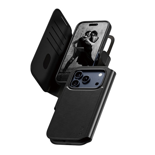 Étui MagSafe pour Apple iPhone 17 Pro, PanzerGlass, Fonction Care Tango Two-in-One, Noir