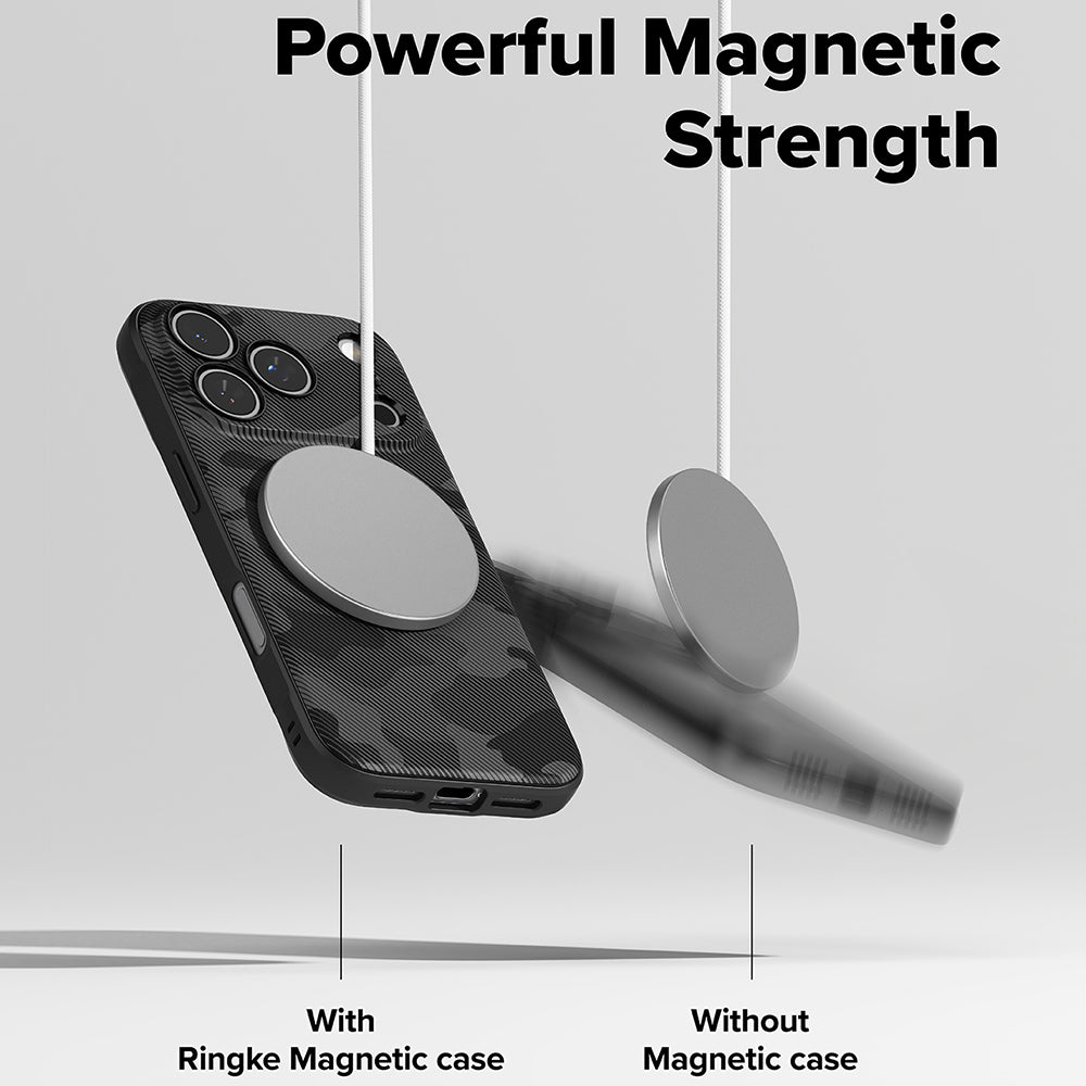 Étui MagSafe pour Apple iPhone 17 Pro, Ringke, Onyx, Camouflage