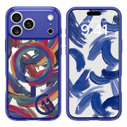 Coque MagSafe pour Apple iPhone 17 Pro, Spigen, Ultra Hybrid C11, Indigo ACS11392